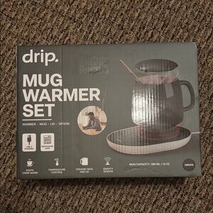 Drip Mug Warmer Set in Green